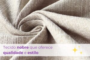 Kit 2 Capas De Almofadas 45x45 Linho Delux Bege Para Sala Sofá Cama