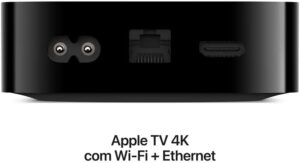 2022 Apple TV 4K Wi‑Fi + Ethernet - 128 GB (3ª geração)