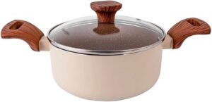 Jogo De Panela Ceramica Antiaderente Fundo Triplo Fogao Indução Mimo Style Pratic Cook Cre...