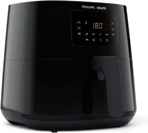 Philips Walita Preta Fritadeira Airfryer Essential XL Digital, 6.2L de capacidade, Garanti...