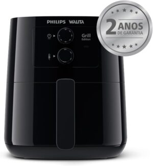 Fritadeira Airfryer Série 3000 Grill Edition Philips Walita com 4.1L de capacidade Preta 1...