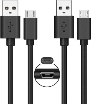 2 cabos de alimentação USB para Fire TV Stick, Roku Streaming Stick 3500 3600 3800, Expres...