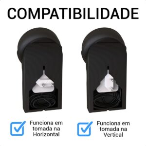 Suporte De Tomada Parede Amazon Alexa Echo Dot 3 Apoio V2