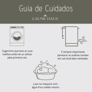 5 Toalhas de Louça Copa LAUNE HAUS Guardanapos Atoalhado Gourmet Grosso 500g/m² Alta Capac...