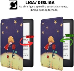 Capa Kindle 11ª Geração 2024 e 2022 (C2V2L3 e RS23CV) - Rígida - Sistema de Hibernação - F...