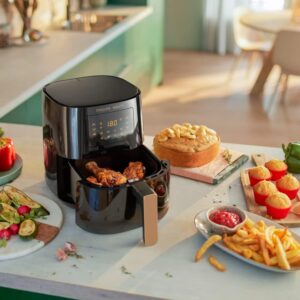 Philips Walita Preta Fritadeira Airfryer Essential XL Digital, 6.2L de capacidade, Garanti...