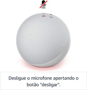 Echo com Alexa (4ª Geração): Com som premium e hub Zigbee de casa inteligente - Cor Preta