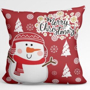 Almofada de Natal Kit 4 Capas Natalinas Merry Christimas Premium