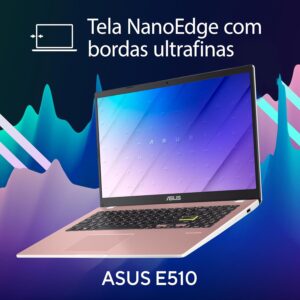 Notebook ASUS E510, INTEL CELERON DUAL CORE N4500, 4 GB, 128 GB SSD, W11 Home, 15,60" LED,...