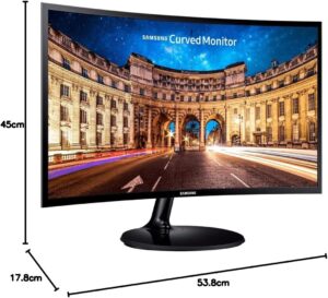 Monitor 27" Led Samsung - Full Hd - Hdmi - Curvo - Super Slim - Lc27F390Fhlmzd, Samsung, L...