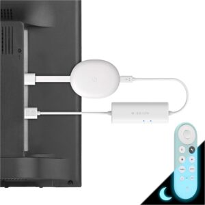 Cabo de alimentação USB Mission para Chromecast com Google TV (ligue o Chromecast diretame...