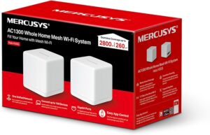 MERCUSYS ROTEADOR WI-FI MESH NA CASA TODA AC1300 HALO H30G (PACK C/2)