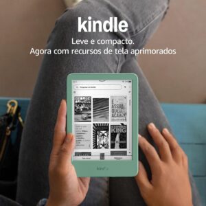 Novo Kindle (16 GB - modelo 2024) - Leve e compacto, com tela antirreflexo, trocas de pági...