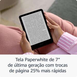 Novo Kindle Paperwhite (16 GB) - O Kindle mais rápido já lançado, com nova tela antirrefle...