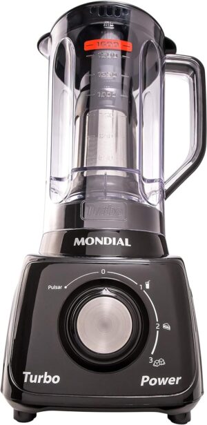 Liquidificador Turbo Power, Mondial, Preto, 550W, 220V - L-99 FB